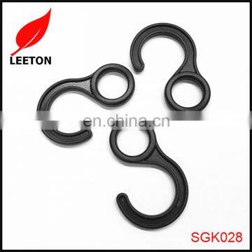 Factory supply cheap 20mm plastic S hanger hook