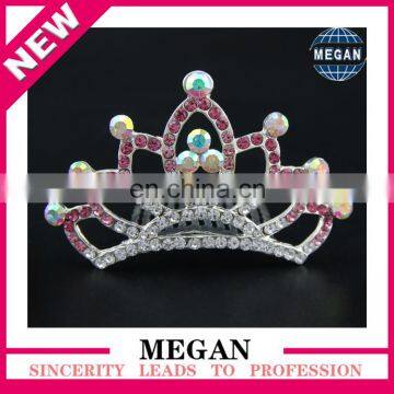 Rhinestone hair comb bridal Red hair accessories wedding bridesmaid comb