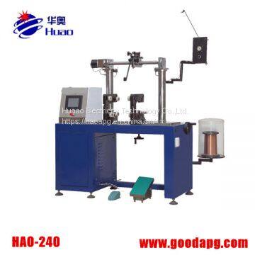 Voltage transformer winding machine