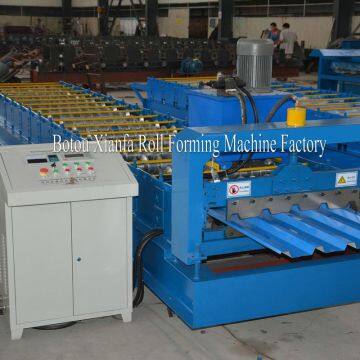 metal wall and roof panel sheet forming machine