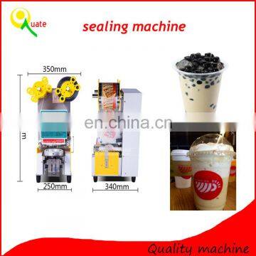 Juice cup lid sealing machine