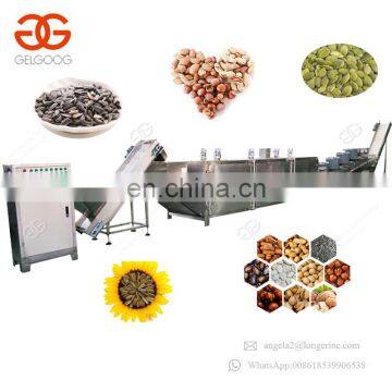 Highly Efficient Small Nut Peanut Sunflower Seeds Coffee Roaster Cashew Roasting Machine Production Line Price