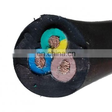 3 core 1.5mm2 2.5mm2 H07RN-F rubber cable with VDE standard