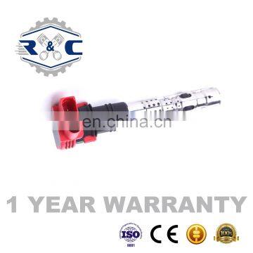 R&C Factory High Quality Car Spark Coils Koil Pengapian Mobil 077905115B For Audi A6 A6L A8 S4 VW 3.7L Auto Ignition Coil
