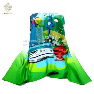 In Stock Own Design Artis Design Print Custom Printed Scarf Silk Scarf 90x90 Customs Data photo-4