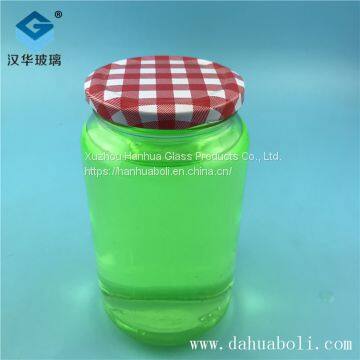 550ml Can Glass Bottle Manufacturer, Glass Pickle Bottle Wholesale