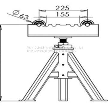 TG-600B Supporting Roller  Pipe Turning Rollers Supplier  fit up roller bed station