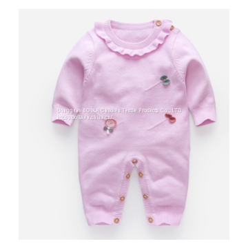 OEM Service Manufacture Wholesale Lattice Pattern Jumpsuit Suit Fold Baby Girl Jumpsuit Children Clothes photo-2