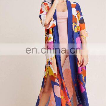 Robe Plage 2019 Cotton Swim Suit Cover up Plus Size Print Beach Coverups for Women Sarong Beach Wrap Bathing Suit Cover Ups photo-2