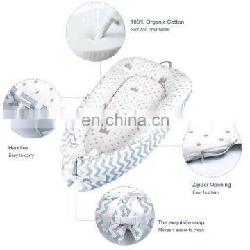 Baby Nest and Baby Lounger - Newborn Infant Co Sleeper for Portable Bed Bassinet and Crib photo-4