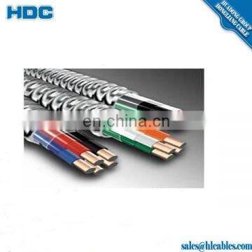 Type 12 Gauge 2 Conductors MC Solid Metal Clad Cable With Aluminum Armor and Green Insulated Ground Wire 12/2 12/3 Price photo-6