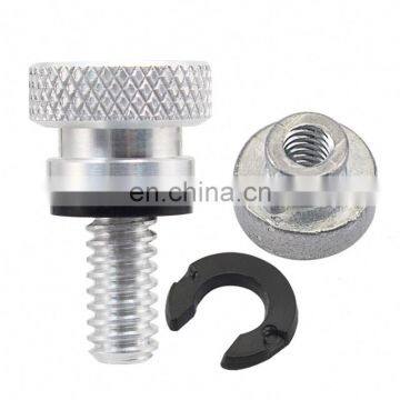 Motorcycle Rear Fender Seat Bolt Screw Nut License Plate Mount Knob Cover For Harley XL Dyna Touring COV Softail photo-4