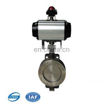 Center Line Wafer Butterfly Valve With Pneumatic With Limit switch Locator solenoid valve