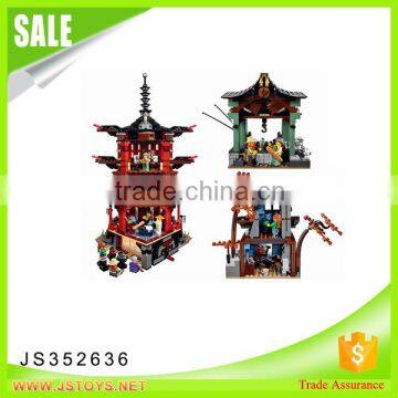 High Quality Temple Building Blocks Gold Kids Blocks for Sale photo-3