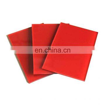 3-6mm White black red color back painted glass for decoration or closet door