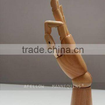 Male Female Wooden Display Hand for Jewelry Display photo-2