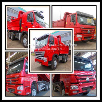 6x4 336HP 371HP 10 Wheeler 40ton Sinotruck HOWO Heavy Duty Tipper Dumper Dump Truck photo-3
