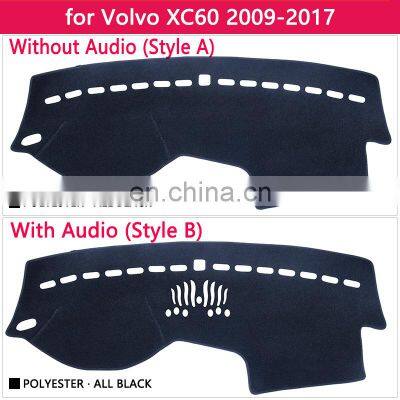 for VOLVO XC60 2009 2010 2011 2012 2013 2014 2015 2016 2017 Anti-Slip Mat Dashboard Cover Pad Sunshade Dashmat Accessories Rug