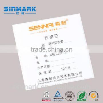 SINMARK safety printed vinyl strong adhesive waterproof electronic shelf label