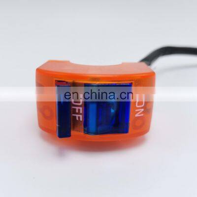22mm 12v Colorful ABS Plastic Cover on off Button Connector Bullet Flame Out Headlight Spotlight Motorcycle Handlebar Switch