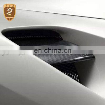 488 Car Parts Carbon Fiber Side Air Intake Vents Flaps For Ferra-ri 488 Fender Vents Decoration