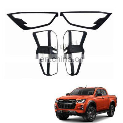 Car Accessories Body Exterior Cover Taillight Headlamp Cover For Dmax 2020 2021