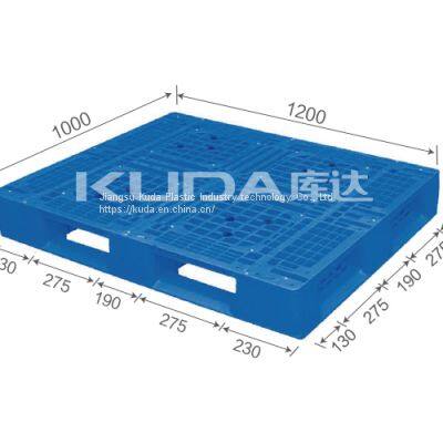 warehouse storage solution 1210E WGTZ PLASTIC PALLET（BUILT-IN STEEL TUBE）china manufacturer