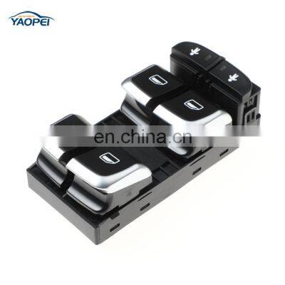 Master Glass Lifts Control Chrome Switch Button For Audi C7 A7 A6 S6 Q3 RS6 RS7 4GD959851B