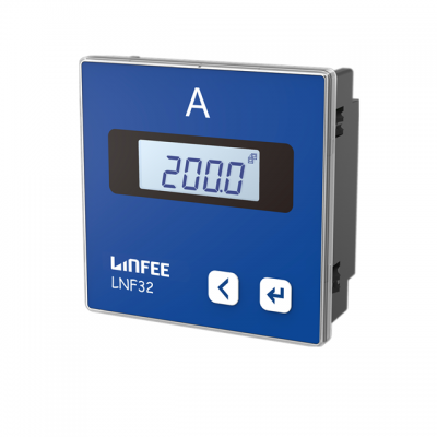 LNF32 0~6A LCD panel single 1 phase AC electric current meter