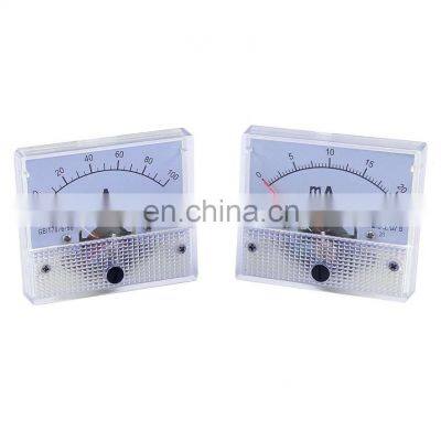 85C1-mA DC Pointer Analog Ammeter Panel 1mA 2mA 3mA 5mA 10mA 20mA 30mA 50mA 100mA 150mA 100mA 150mA 200mA 300mA 500mA photo-3