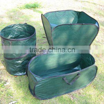 Collapsible Foldable garden bag set of 3