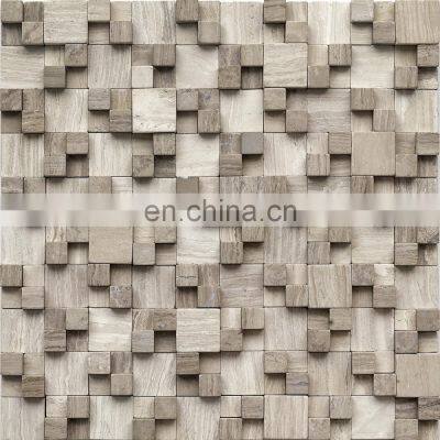 Hotel project  tile Stone mosaic  for swimmning pool  wall decoration mosaic