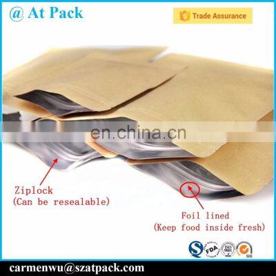 Custom 50g 500g 1kg Biodegradable Packaging Coffee Bags With Zip per in Other Packaging Materials