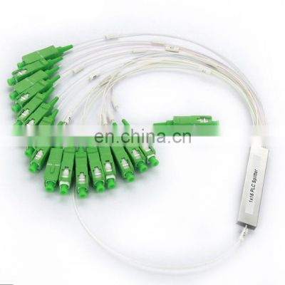 China manufacturer 1x2 1x4 1x8 1x16 1x32 1x64 fiber optic PLC micro splitter ABS box type splitter