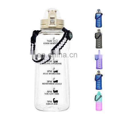 2021 new arrival eco friendly hiking camping portable big capacity custom sports fitness workout plastic tritan water bottle