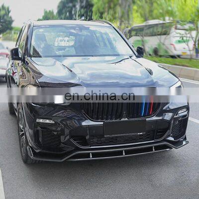 2019-2020 Carbon Fiber Front Lip Side Skirt Diffuser For Bmw X5 photo-4