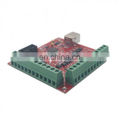 CNC USB MACH3 100Khz Breakout Board 4 Axis Interface Driver Motion Controller photo-3