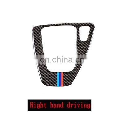 For BMW E90 E92 3 Series 2005-2012 Interior Trim Carbon Fiber Gear Shift Control Panel Cover Stickers LHD RHD Accessories photo-2