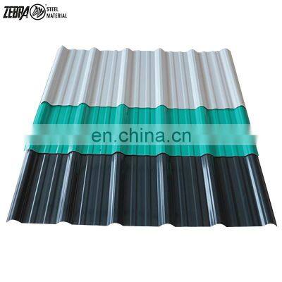 Wave Tile Prepainted PPGI Corrugated Steel Color Coated Roofing Sheet