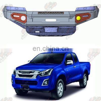 New Design  Accessories Front Bumper Bull Bar For Isuzu Dmax2016+ 4x4 Accessories Pick Up