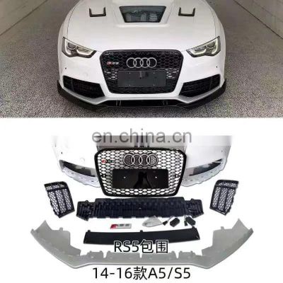 Rs5 style body kit include front bumper grille for Audi A5 B8 2013 2014 2015 2016