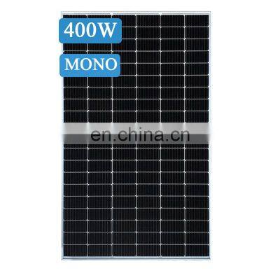 China high efficient 400W mono photovoltaic solar power panel monocrystalline solar panels for home