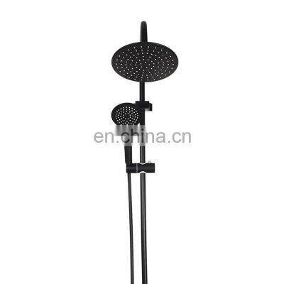 New High Quality Cheap Stainless Steel Black Rain Shower Head Set photo-4