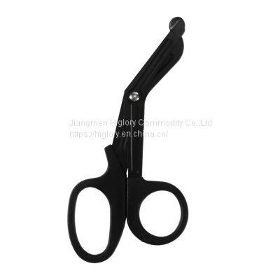 Hot-selling bandage scissors colored trauma shears with lazer logo