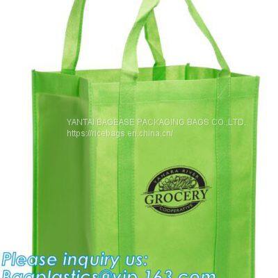 Eco Friendly Recyclable Grocery Non Woven Bag, Lamination Gift Non Woven Tote Bag Fabric Shopper Promotional Bag photo-4