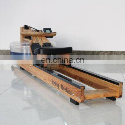 ISO9001 CE Professional Design Wooden Water Rowing Machine Water Rower Resistance photo-2
