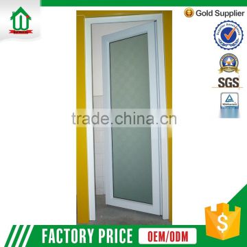 Double Frosted Glass PVC Bathrooom Casement Door