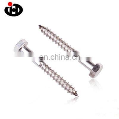 High quality Amazon Thermal ISO 9001 Galvanized hexagon head wood screws are customizable for electrical and mechanical parts