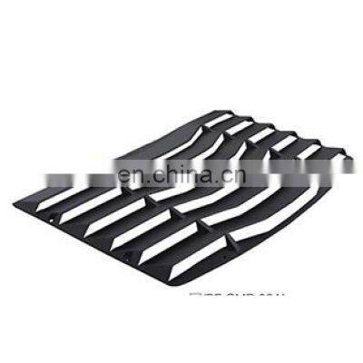 Car Morden Rear Window Louver Black Plastic Rear Window Louver For Chevrolet Camaro 2016-2021