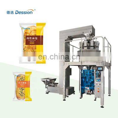 bakery weighing roasted cake rusks packing machine